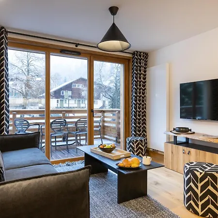 Terresens - Le Flocon Blanc Appartement Abondance Buitenkant foto
